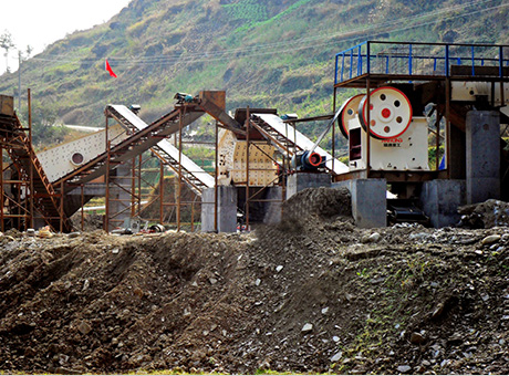 Stone crushing plant